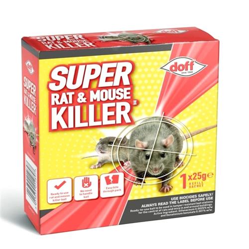 Doff Super Rat & Mouse Killer Refill 1 x 25g