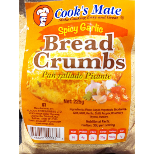 Cook's Mate Spicy Garlic Bread Crumbs 225g