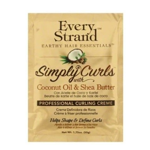 Every Strand Simply Curls Coconut Oil & Shea Butter Curling Creme 1.75 oz