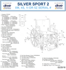Drive Silver Sport 2 Wheelchair 16″