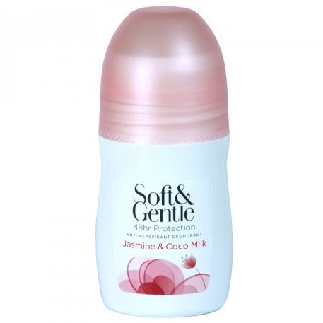 Soft And Gentle Jasmine And Coco Milk Anti Perspirant Roll On 50ml