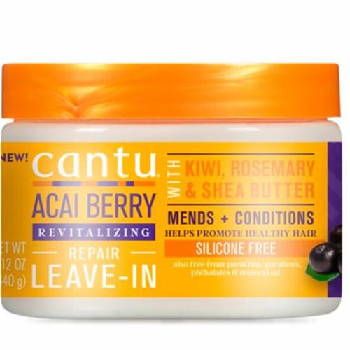 Cantu Acai Berry Revitalizing Repair Leave-In Cream- 12 oz