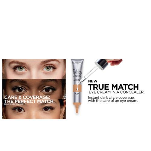 L'Oreal Paris True Match Eye Cream in a Concealer with Hyaluronic Acid - 0.4 fl oz