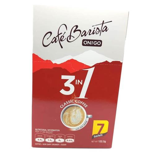 Cafe Barista 3 In 1 Original Coffee 17.5g - 7 Sachets