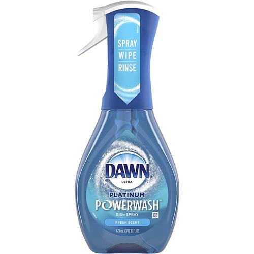 Dawn Platinum Power Wash Dish Spray, Dish Soap, Fresh Scent, 16 Fl Oz