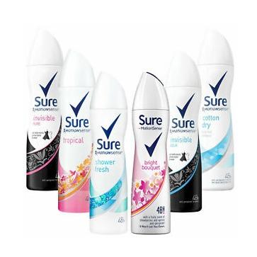 Sure 48H Antiperspirant Spray 150ml