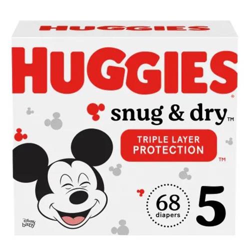 Huggies Snug & Dry Stage 5 Triple Layer Protection - 68'S