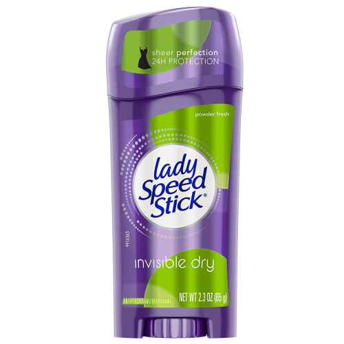 Lady Speed Stick Antiperspirant Deodorant, Invisible, Powder - 2.3 oz