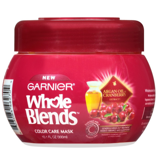 Garnier Whole Blends Argan Oil & Cranberry Extracts Color Care Mask 10.1 fl. oz.