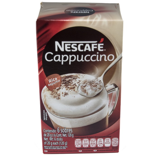 Nescafe 25g Cappuccino Mix Boxes, 6's