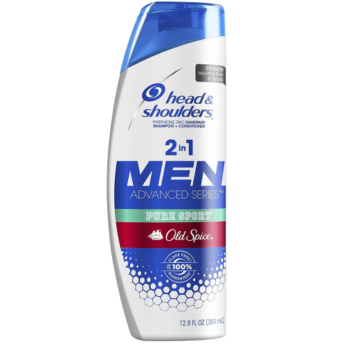 Head & Shoulders Old Spice Pure Sport Dandruff 2-in-1 Shampoo and Conditioner, 8.45OZ