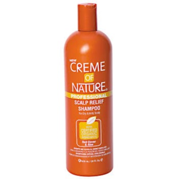 CREME OF NATURE – PROFESSIONAL SCALP RELIEF SHAMPOO FOR DRY & ITCHY SCALP WITH RED CLOVER & ALOE, 609 ML/20 FL.OZ