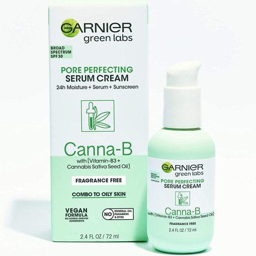 Garnier Green Labs Canna-B Pore Perfecting Serum Cream 2.4OZ