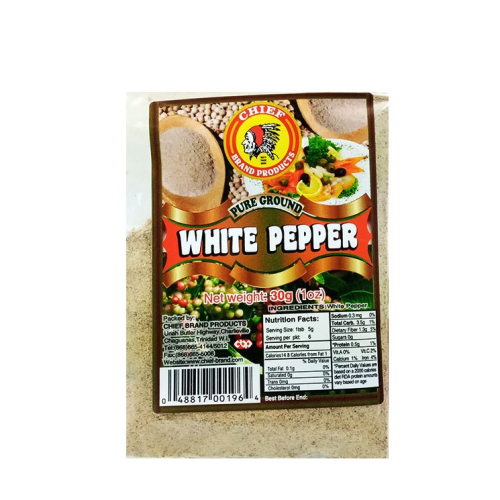 Chief White Pepper 30g