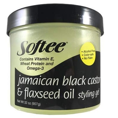 Softee Jamaican Black Castor and Flaxseed Oil Styling Gel 32 oz