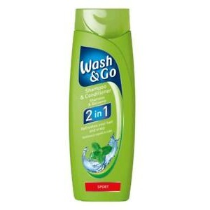 Wash & Go Sport 2-in-1 Shampoo & Conditioner, Frequest Use All Hair Types, 200ml