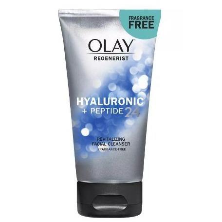 Olay Regenerist Hyaluronic + Peptide 24 Fragrance-Free Face Wash - 5oz