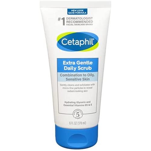 Cetaphil Extra Gentle Daily Scrub For Combination to Oily Skin - 6.0 fl oz