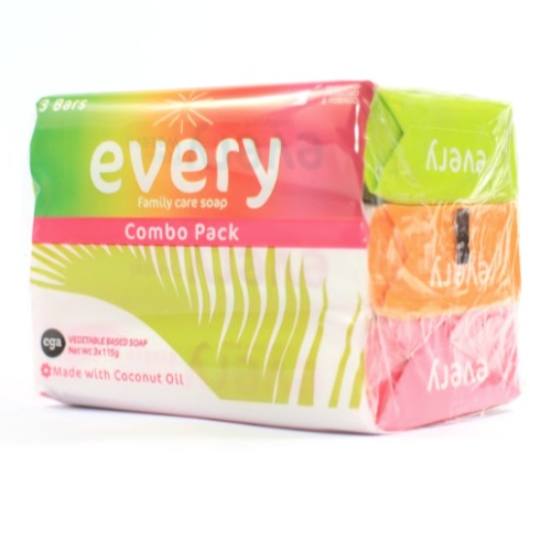 Every Family Care Vegetable Based Combo Pack Soap 3's -