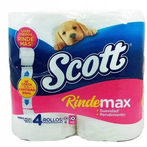 Scott Rindemax 4 Count Bath Tissue 2 Ply