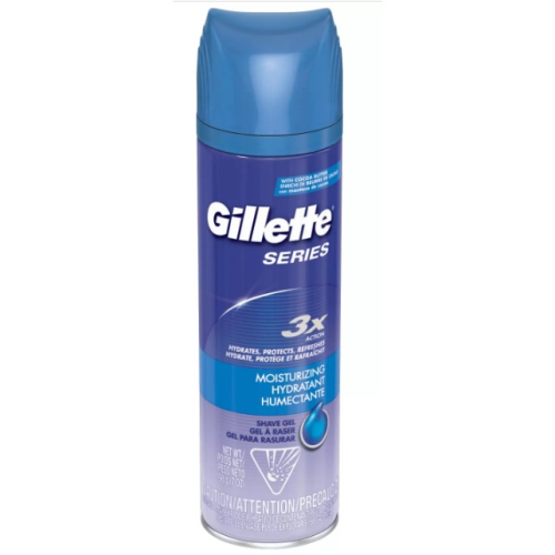 Gillette Series Series 3X Men's Moisturizing Shave Gel With Cocoa Butter - 7oz