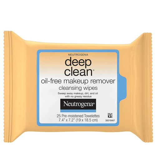 Neutrogena Deep Clean Oil-Free Makeup Remover Cleansing Wipes 25 Each