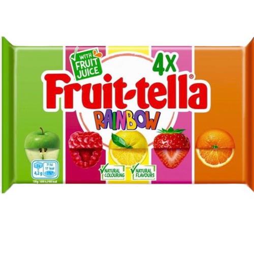 Fruittella Rainbow Chewy Sweets Multipack 4 Pack