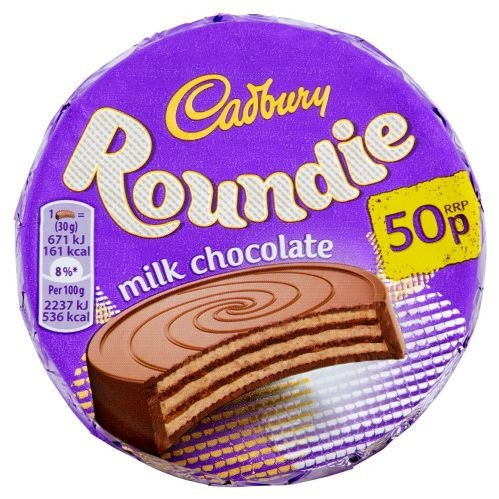 Cadbury Roundie Milk Chocolate Biscuit 30g