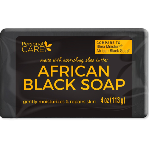 Personal Care African Black Soap. Anti Acne. Moisturizes & Repairs Skin. 4 Oz