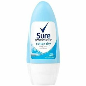 Sure Roll On Cotton Fresh Dry Antiperspirant Antiperspirant Deodorant 50ml