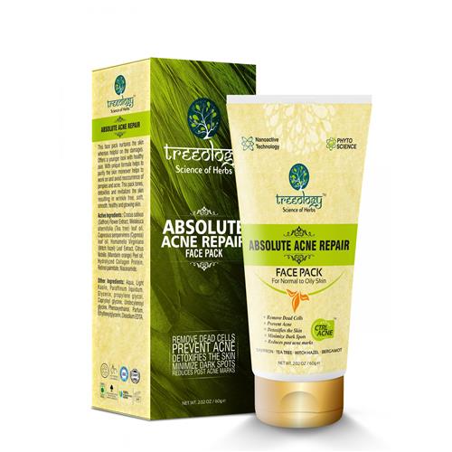 Treeology Absolute Acne Repair Face Pack For Normal To Oily Skin 60g