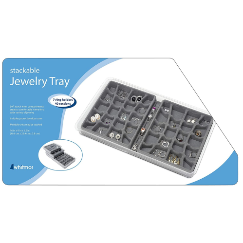 WHITMOR STACKABLE JEWELRY TRAY