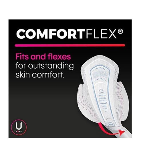 Kotex UBK Cleanwear With Comfort Flex Ultra Thin Pads With Wings