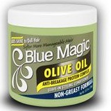 Blue Magic Olive Oil Leave-In Styling Hair Conditioner, 12 oz