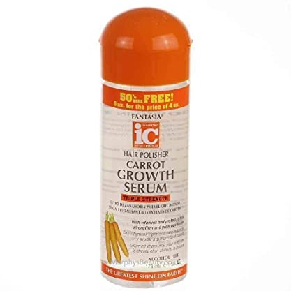 Fantasia Hair Polisher Carrot Growth Serum, 6 oz