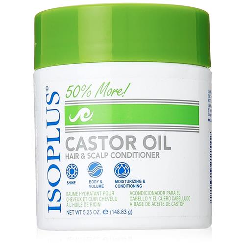 Isoplus Castor Oil Hair/Scalp Conditioner, 5.25 oz