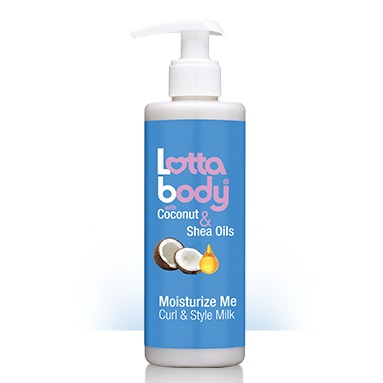 Lotta Body Coconut & Shea Oils Hydrate Me Curl and Style Milk, 8 Ounce