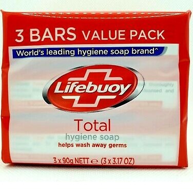Lifebuoy Total Soap 3 x Bars