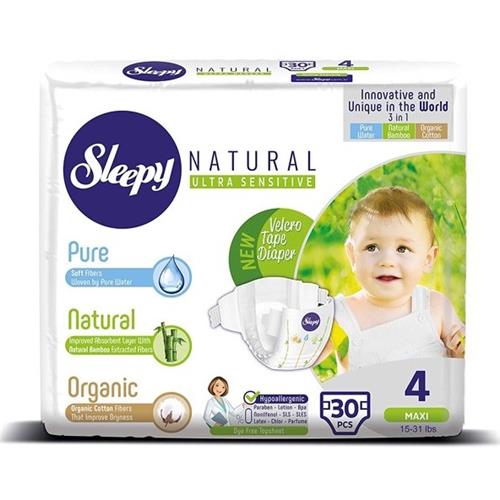 Sleepy Natural Baby Velcro Diapers