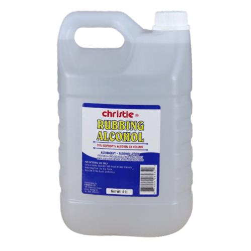 Christle Rubbing Alcohol 70% Isopropyl Alcohol