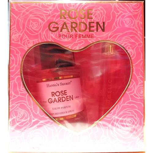 Hanna's Secret Rose Garden 2 Pc Gift Set 100ml