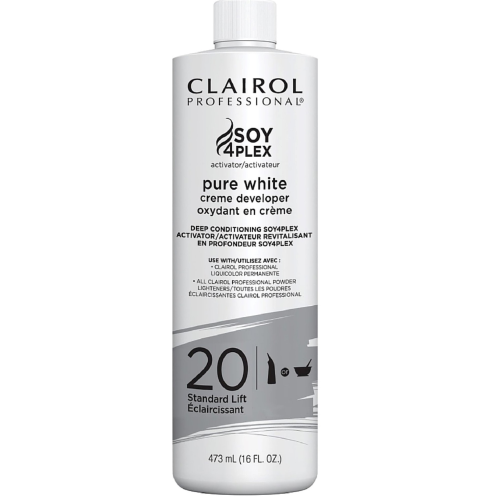 Clairol Professional Pure White 20 Volume Cream Developer, 16 Fl Oz