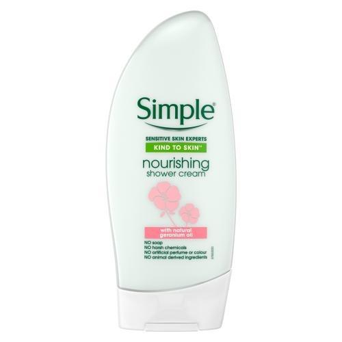 Simple Kind To Skin Nourishing Shower Cream Fragrance Free 250 ml