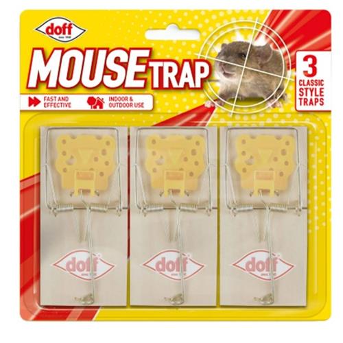 Doff 3 Pack Mouse Trap