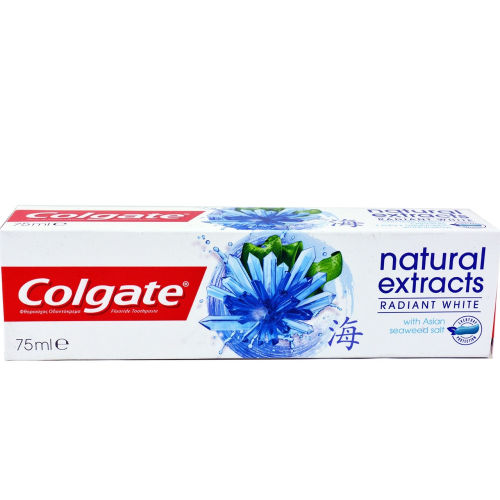 Colgate Natural Extracts Radiant White Seaweed Salt Toothpaste 75ml