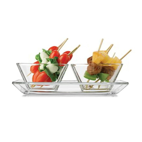 Libbey 3 Pc Appetizer Set