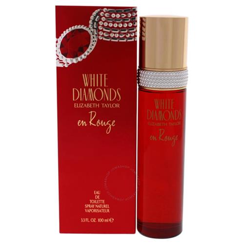 Elizabeth Taylor White Diamonds En Rouge For Women - 3.3 oz