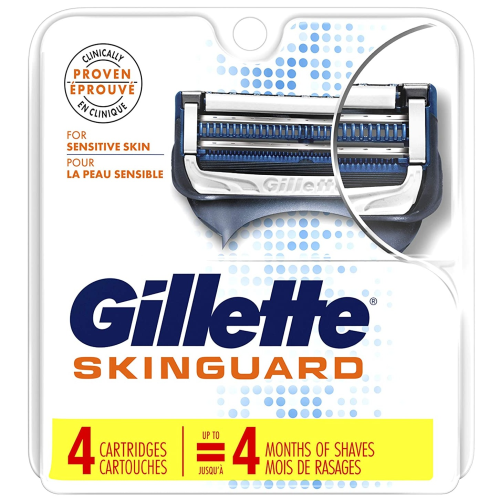 Gillette SkinGuard Men's Razor - 1 Handle + 2 Razor Blade Refills