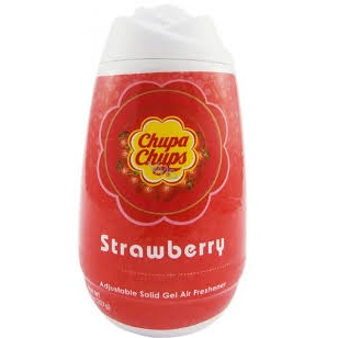 CHUPA CHUPS SOLID GEL AIR FRESHENER - STRAWBERRY 8 OZ