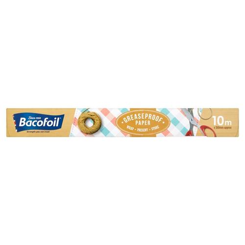 Bacofoil Greaseproof Baking Paper 375mm x 10m